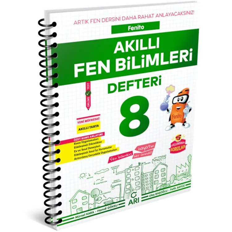ARI 8. SINIF AKILLI FEN BİLİMLERİ DEFTERİ