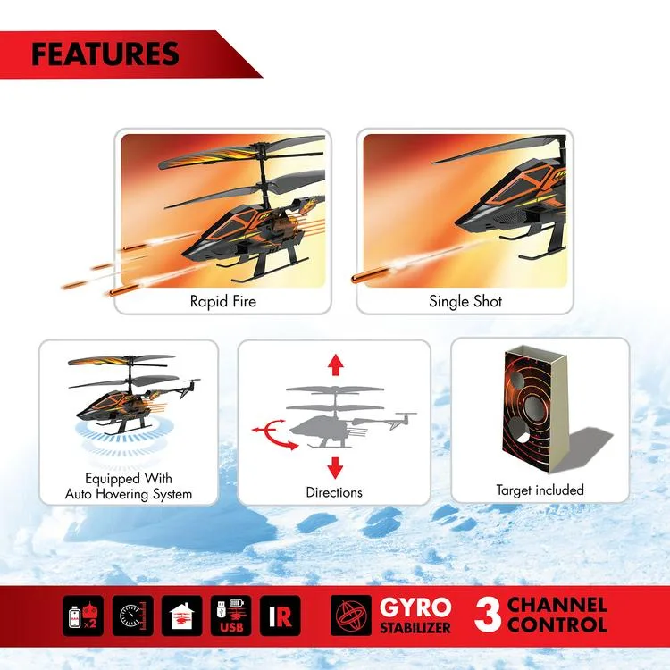 NECOTOYS SILVERLIT 84567 HOVER BLAST UZAKTAN KUMANDALI HELİKOPTER