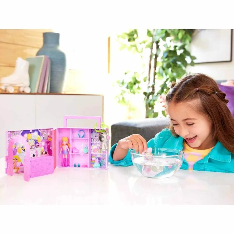 MATTEL HRD65 POLLY POCKET RADYO TEMALI MODA EĞLENCESİ OYUN SETİ 4+