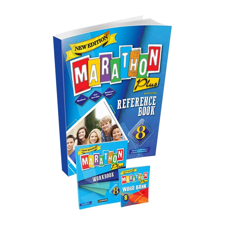 YDS 8.SINIF MARATHON PLUS SET REFERENCE BOOK + WOORKBOOK+WORD BANK