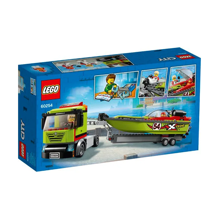 LEGO 60254 CITY RACE BOAT TRANSPORTER 238 PARÇA 5+