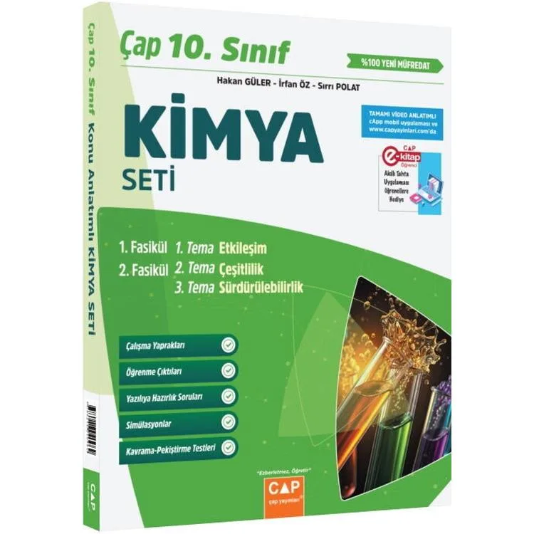 ÇAP YAYINLARI 10. SINIF KİMYA SETİ