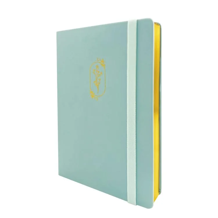 VICTORIA'S JOURNALS 1653 BUJO VEGAN DERİ 14X21 160gr.96YP. ÇİZGİLİ DEFTER AÇIK MAVİ
