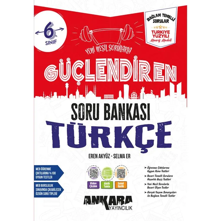ANKARA YAYINLARI 6. SINIF TÜRKÇE GÜÇLENDİREN SORU BANKASI