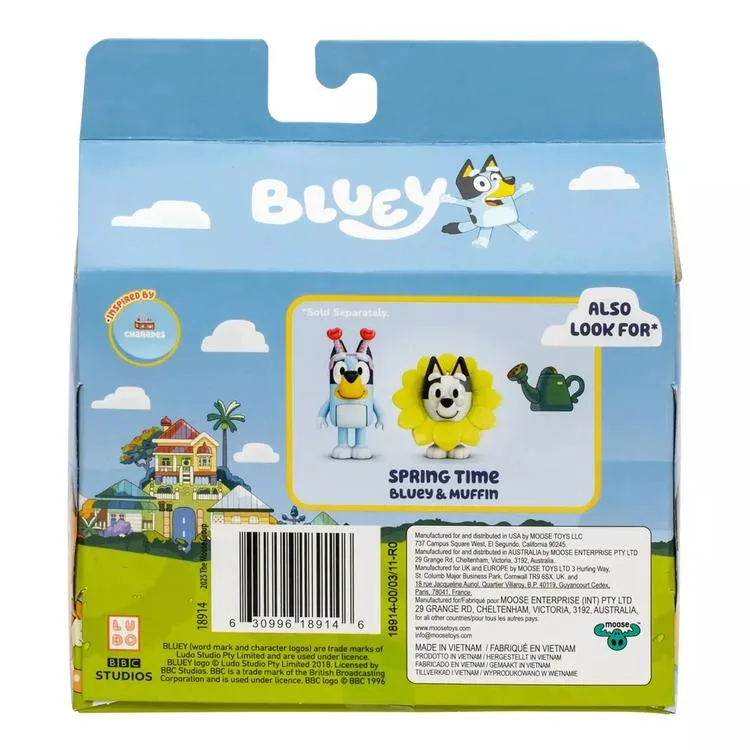 NECOTOYS 18914 BLUEY ICE BLOCKS 2'Lİ AKSESUARLI FİGÜR - SCOKS & BINGO 3+