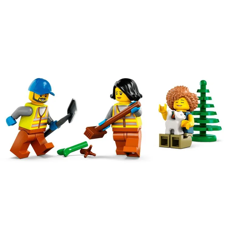 LEGO 60386 CİTY GRİ DÖNÜŞÜM KAMYONU 261 PARÇA 5+