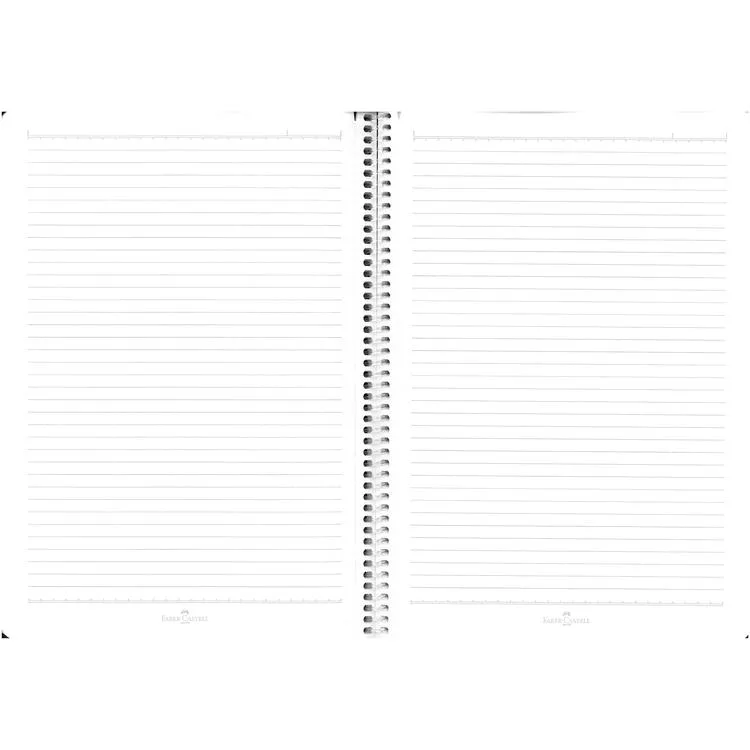 FABER CASTELL KLASİK PP KAPAK SPİRALLİ A4 100YP. ÇİZGİLİ DEFTER 5075 000499 - TEKLİ