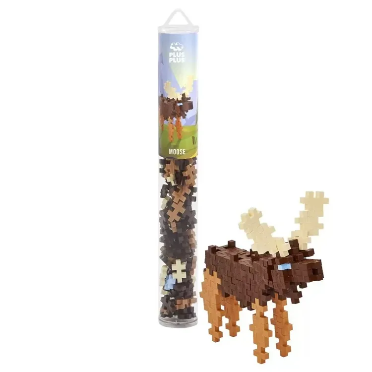 PLUS-PLUS 4288 MOOSE MİNİ MİX BLOK PUZZLE YAPI SETİ 100 PARÇA TÜP