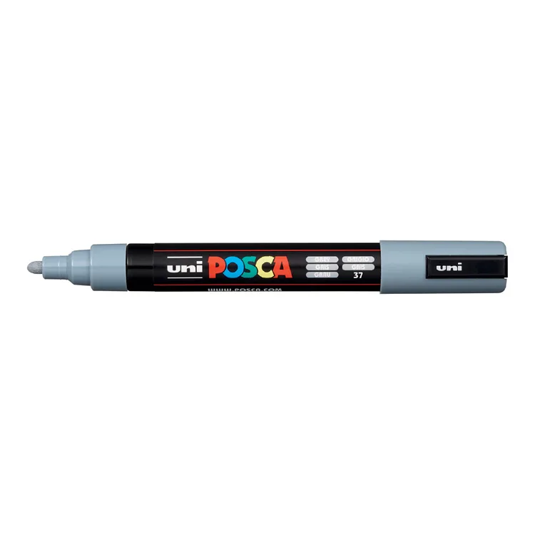 UNİ POSCA SU BAZLI POSTER MARKER 1.8-2.5 GRİ PC-5M