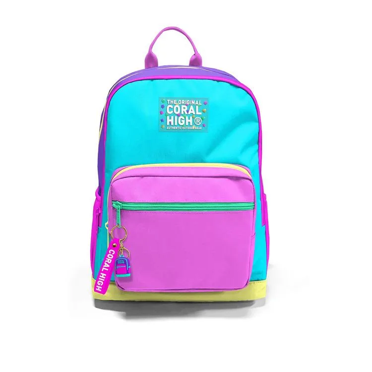 CORAL HIGH 23676 KIDS ÇOK RENKLİ DÖRT BÖLMELİ SIRT ÇANTASI