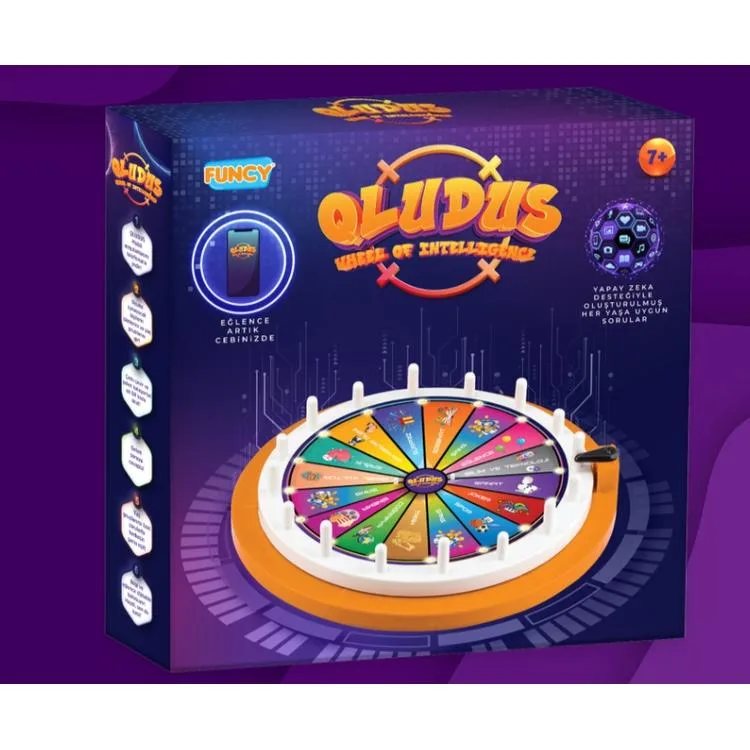 SUNMAN S00005669 QLUDUS MOBIL ÇARK EĞLENCENİN DİJİTAL HALİ ZEKA OYUNU 7+