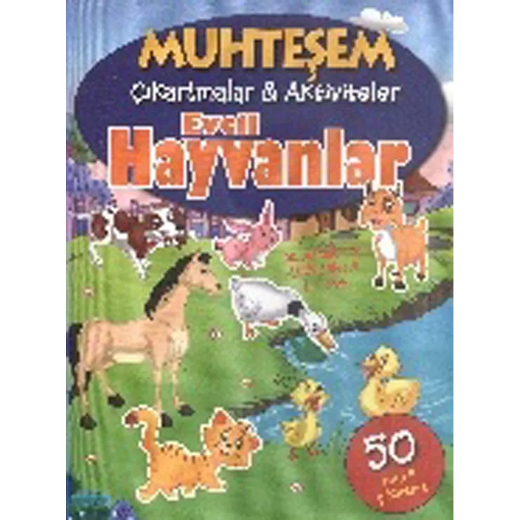 MUHTEŞEM ÇIKARTMALAR AKTİVİTELER EVCİL HAYVANLAR