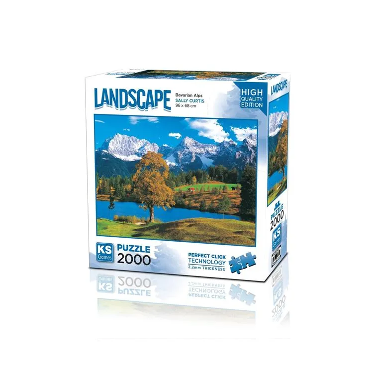 KS GAMES 22535 BAVARIAN ALPS 96x68cm YAPBOZ/PUZZLE 2000 PARÇA