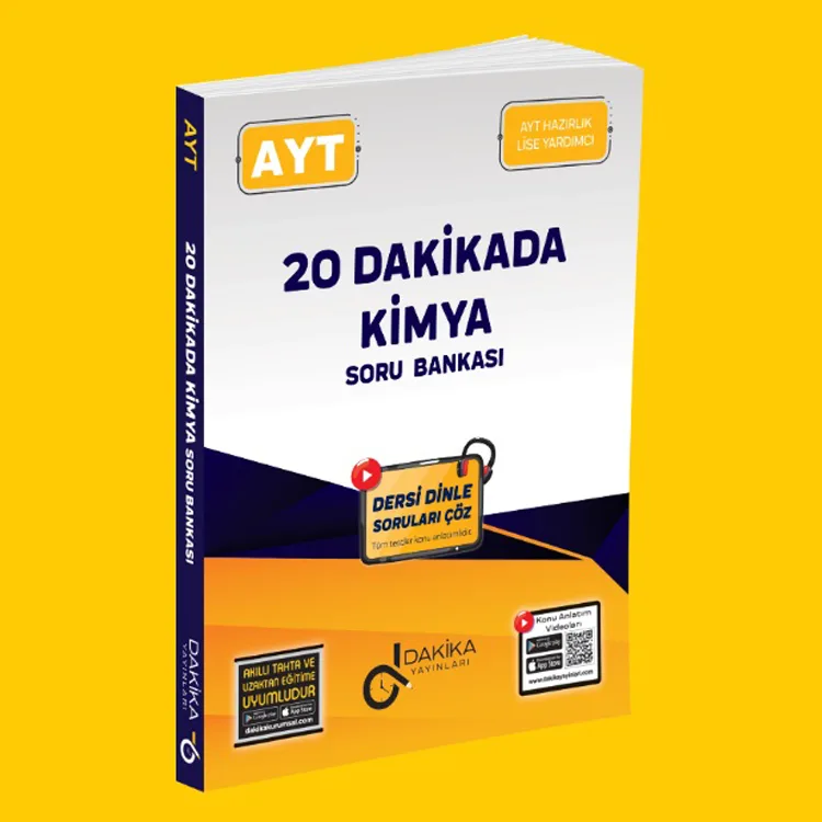 DAKİKA AYT 20 DAKİKADA KİMYA SORU BANKASI
