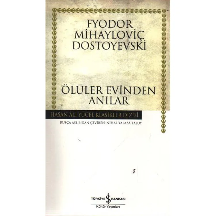 ÖLÜLER EVİNDEN ANILAR K.KAPAK