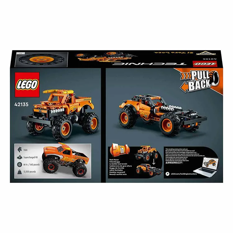 LEGO 42135 TECHNIC MONSTER JAM EL TORO LOCO 247 PARÇA 7+