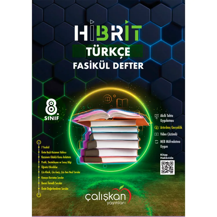 ÇALIŞKAN YAY. 8.SINIF HİBRİT TÜRKÇE FASİKÜL DEFTER
