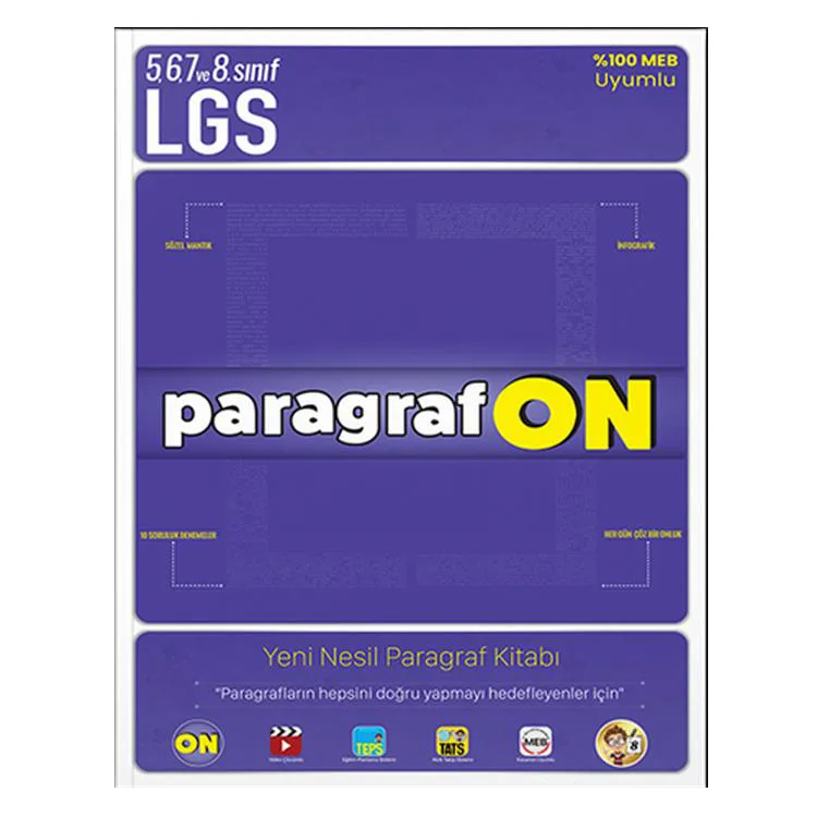TONGUÇ PARAGRAFON - 5,6,7, SINIF LGS PARAFRAF SORU KİTABI