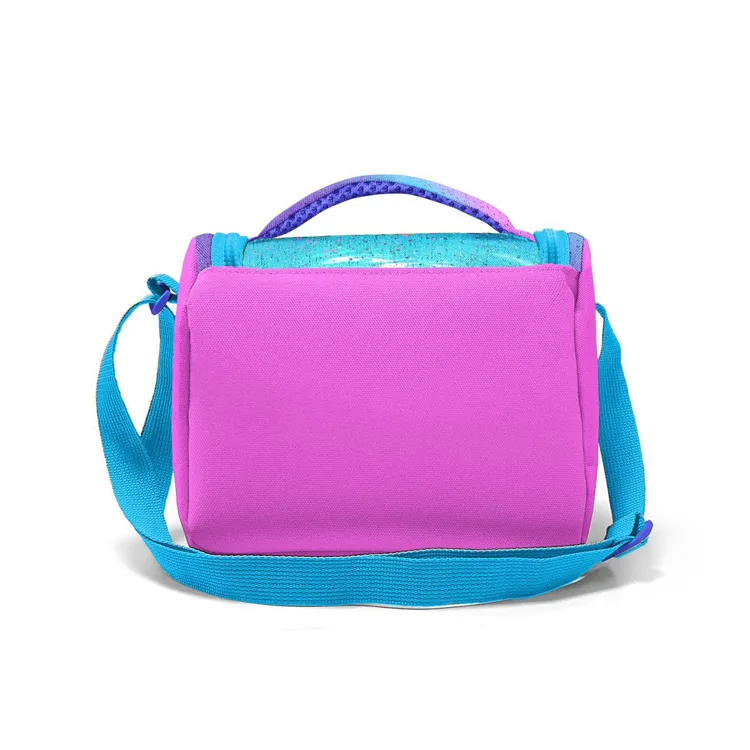 CORAL HIGH 11870 KIDS AÇIK PEMBE MAVİ KAPLUMBAĞA DESENLİ THERMO BESLENME ÇANTASI