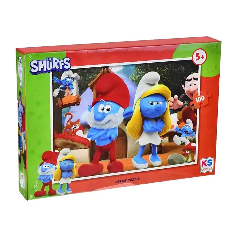 KS GAMES SMR THE SMURFS 48x34cm YAPBOZ/PUZZLE 100 PARÇA 5+