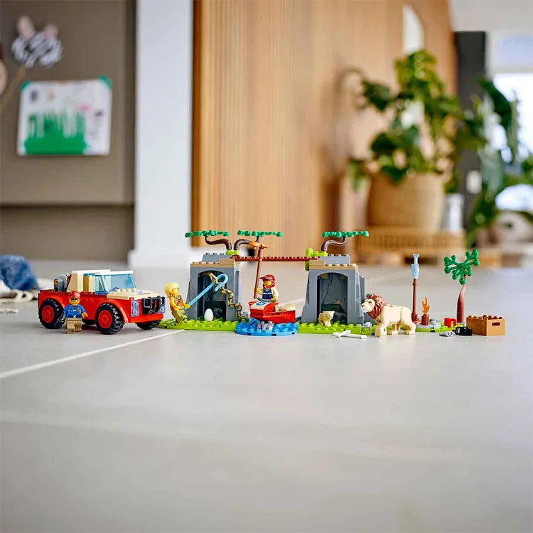 LEGO 60301 CİTY VAHŞİ HAYVAN KURTARMA JİPİ 157 PARÇA 4+