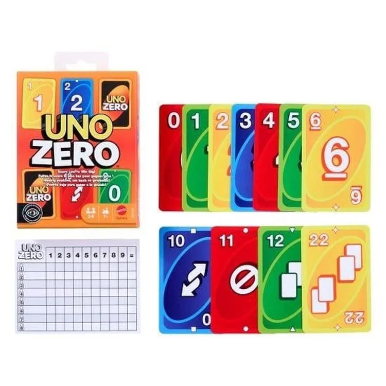 MATTEL JHH48 UNO ZERO KART OYUNU 7+