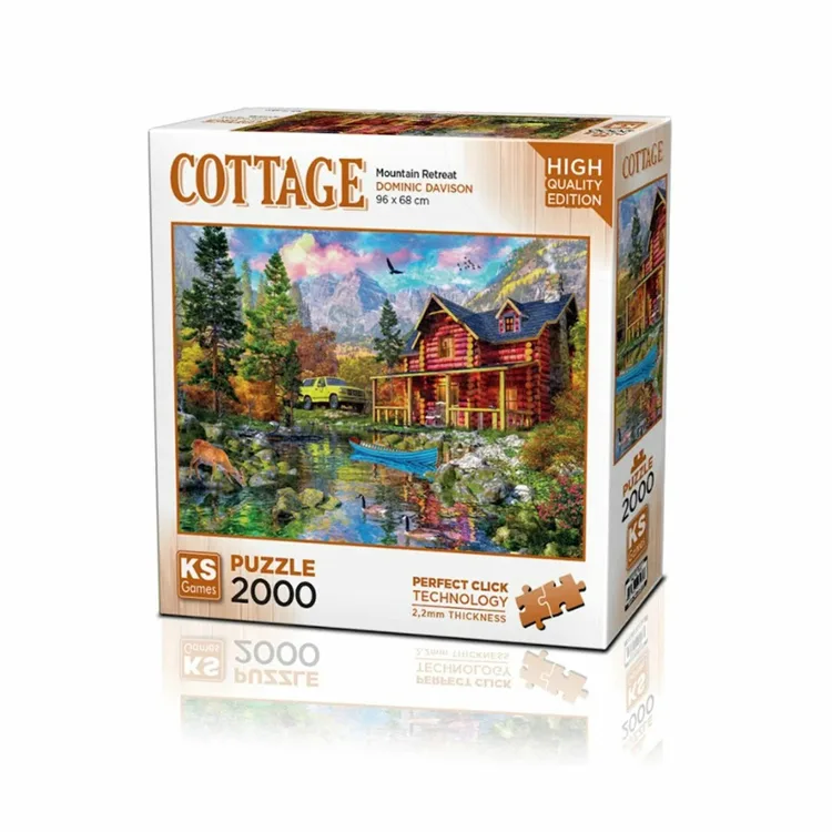KS GAMES 22513 MOUNTAIN RETREAT 96x68cm YAPBOZ/PUZZLE 2000 PARÇA