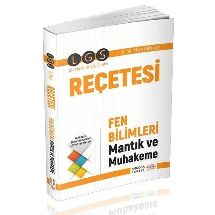 EDİTÖR 8. SINIF ANGORA LGS FEN BİLİM MANTIK VE MUHAKEME REÇETESİ