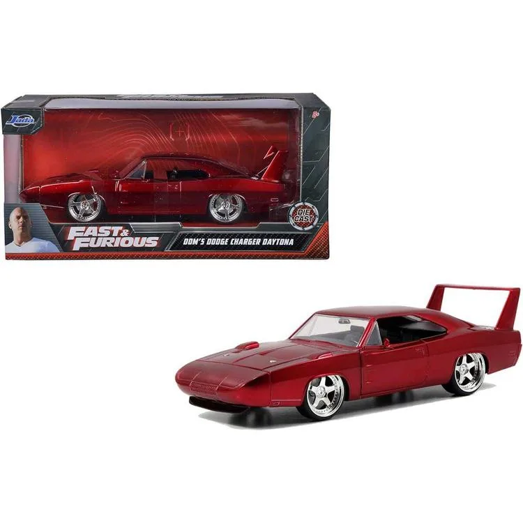 SİMBA JADA 3203029 FAST & FURIOUS 1:24 DOM'S 1969 DODGE CHARGER DAYTONA DIE CAST METAL ARABA KUTULU