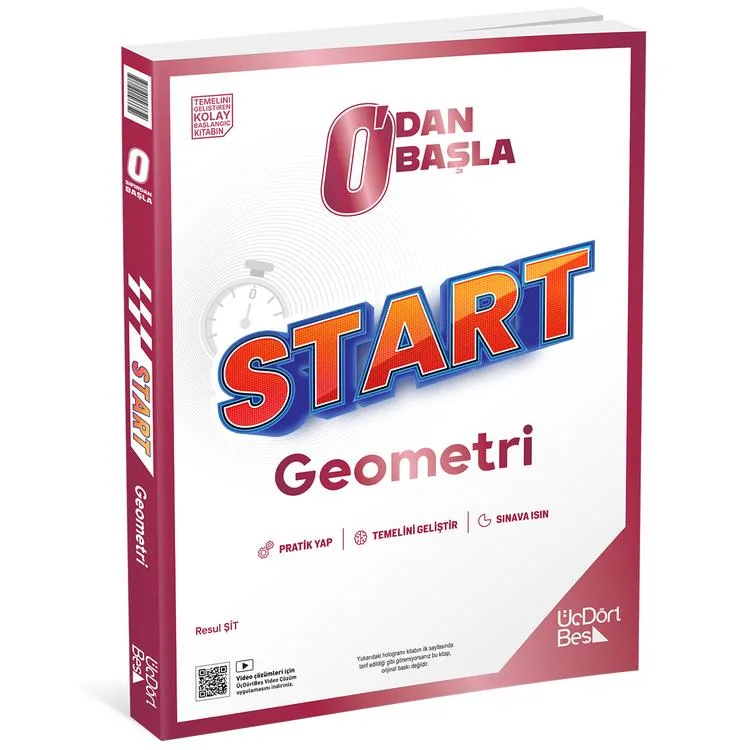 ÜÇDÖRTBEŞ 0' DAN BAŞLA START GEOMETRİ SORU BANKASI