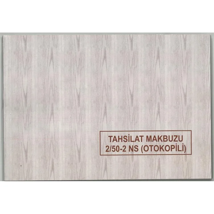DİLMAN TAHSİLAT MAKBUZU 2/50 NS (OTOKOPİLİ)