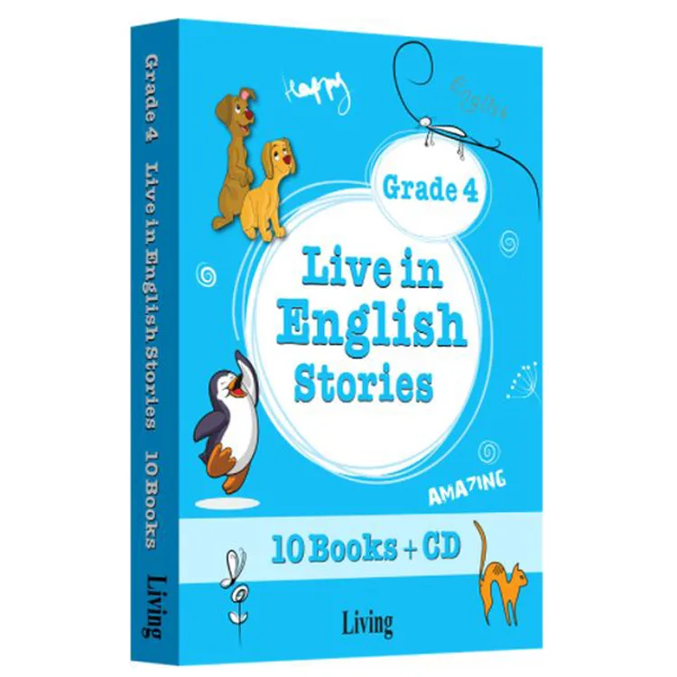 LİVE İN ENGLİSH STORİES GRADE 4 - 10 BOOKS-CD
