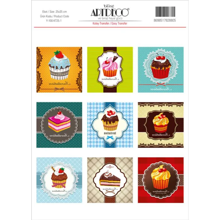 ARTDECO KOLAY TRANSFER 25X35CM DESEN 1