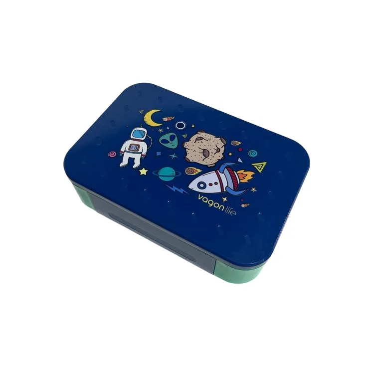 VAGONLİFE VGN1270 3 BÖLMELİ BESLENME YEMEK KABI- LUNCH BOX 900 ML MAVİ UZAY