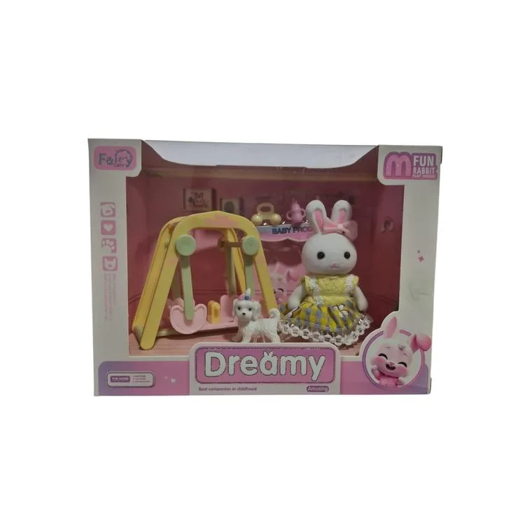 MEGA 6621A-2 BAY DREAMY MINI AKSESUARLI PET SALINCAK SETİ 3+
