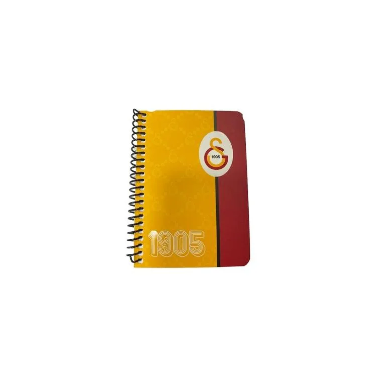 TMN 591710 GALATASARAY SPİRALLİ BLOKNOT DEFTER KARTON KAPAK A6 72YP. ÇİZGİLİ - TEKLİ
