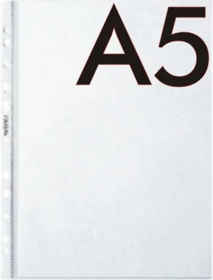NOKI 4835 ŞEFFAF PP POŞET DOSYA A5 100'LÜ TEK PAKET