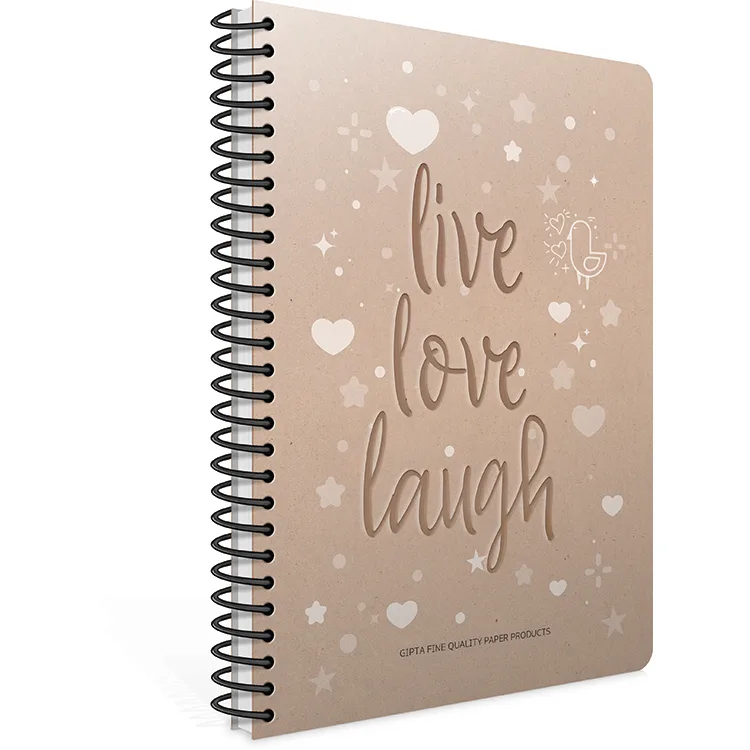GIPTA LOVE BOOK SPİRALLİ KARTON KAPAK 17X24 80 YP ÇİZGİLİ DEFTER