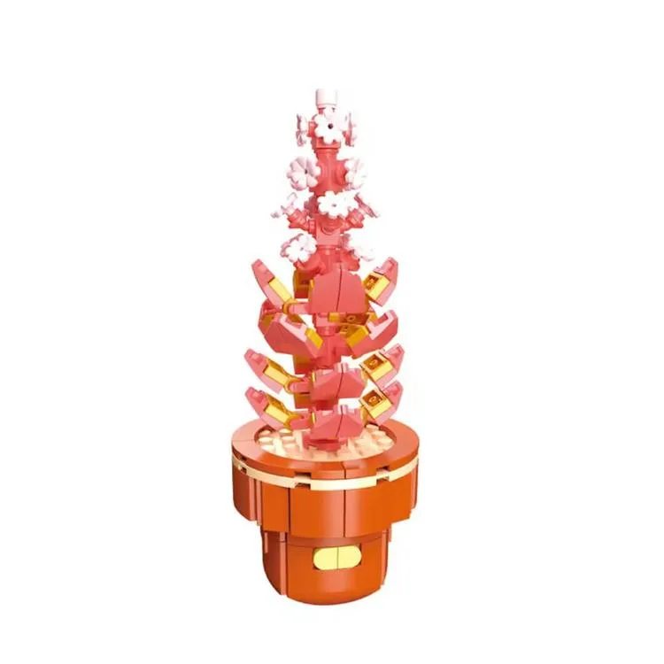 DOSTOYS 113-9 BLOSSOM MİNİ ÇİÇEK BLOK OYUNCAK YEŞİM ÇİÇEĞİ 200 PARÇA 6+