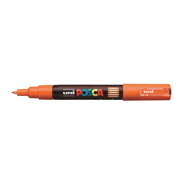 UNİ POSCA SU BAZLI POSTER MARKER 0.7 TURUNCU PC-1M