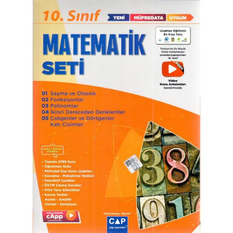 ÇAP YAYINLARI 10.SINIF ANADOLU MATEMATİK SETİ
