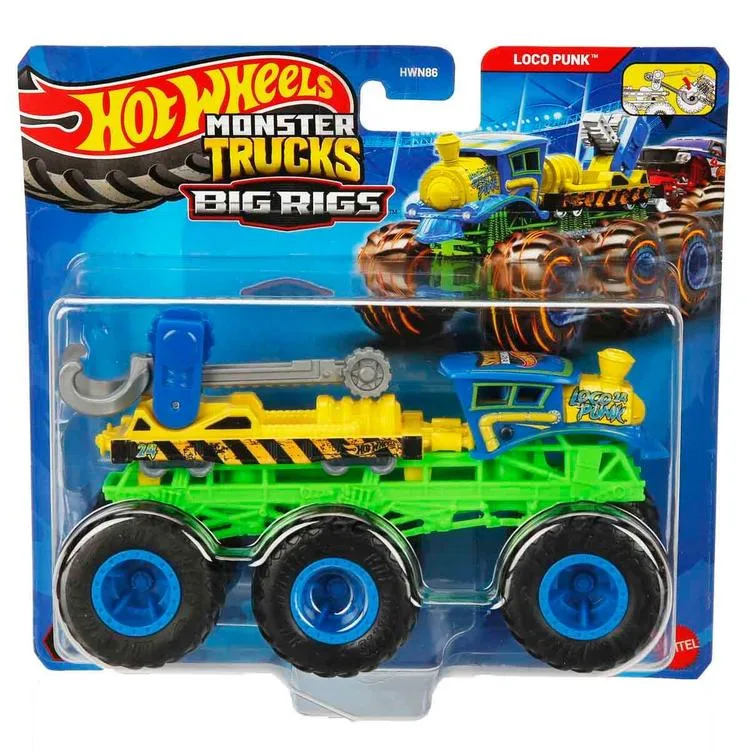 MATTEL HWN86 HOT WHEELS MONSTER TRUCKS BIG RIGS TEKLİ ARAÇ 3+