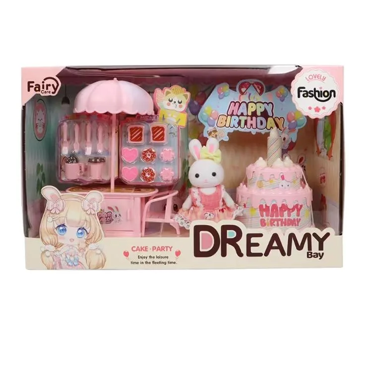 MEGA 6642 BAY DREAMY MINI AKSESUARLI PET DOĞUM GÜNÜ PARTİSİ SETİ 3+
