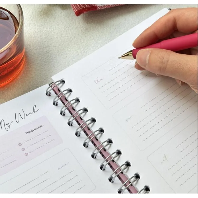 VICTORIA'S JOURNALS 1284 17x23cm GİZLİ SPİRALLİ SERT KAPAK 100gr. AYRAÇLI PLANNER DEFTER