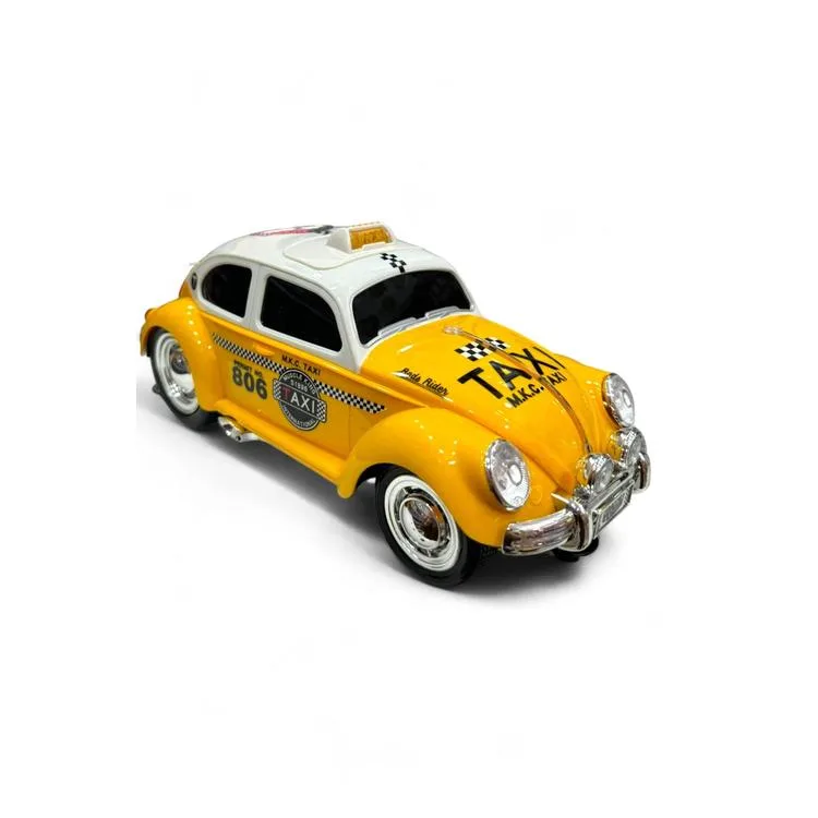 CAN OYUNCAK MK8033B HOT ROD TAXI 1:16 SESLİ IŞIKLI UZAKTAN KUMANDALI VINTAGE TAKSİ 3+