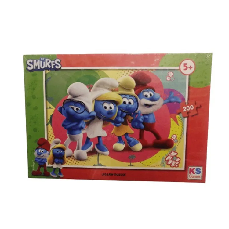 KS GAMES SMR113 THE SMURFS 48x34cm YAPBOZ/PUZZLE 200 PARÇA 5+