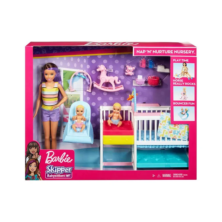 MATTEL GFL38 BARBIE BEBEK BAKICISI SKIPPER UYKU EĞİTİMİNDE OYUN SETİ