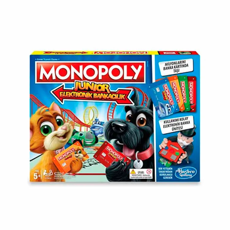 HASBRO INT-E1842 MONOPOLY JUNIOR ELEKTRONİK BANKACILIK