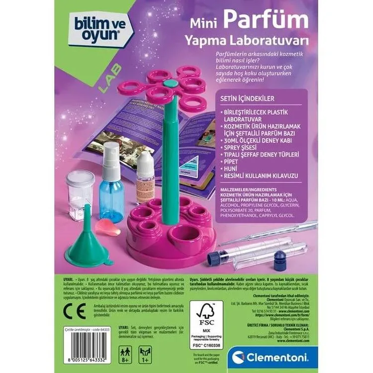 CLEMENTONI 64333 BİLİM VE OYUN - PARFÜM SETİ