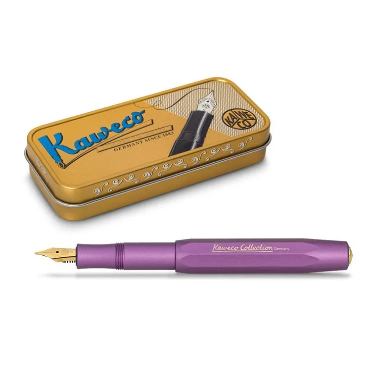 KAWECO KLASİK SPORT COLLECTION DOLMAKALEM M UÇ METALİK MOR 10002128